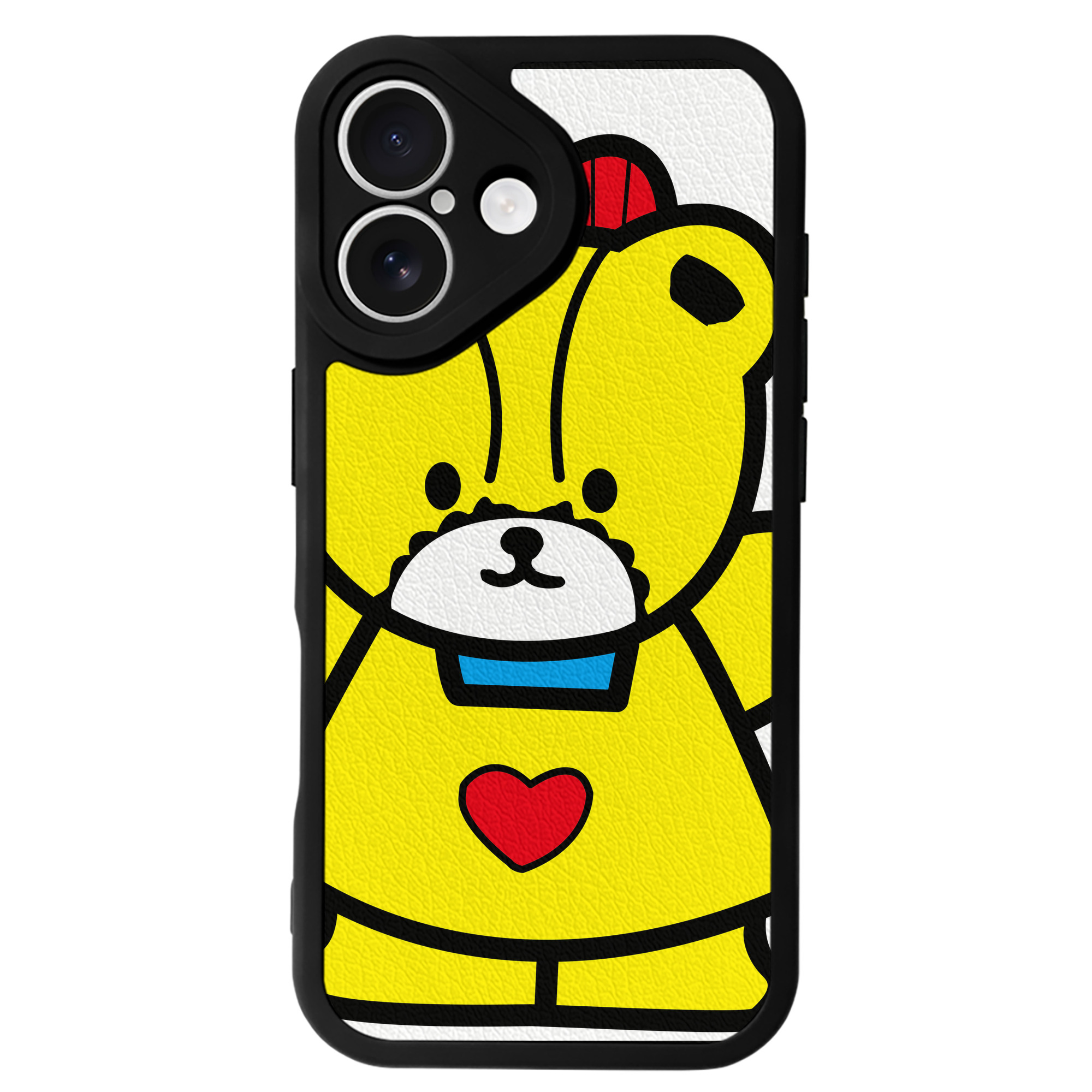（画像用） Hello Kitty ハローキティ 【iPhone 16シリーズ対応】シリコンスマホケース（レザー調） 材質：シリコン
